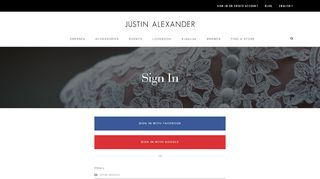 
                            4. Sign In | Justin Alexander