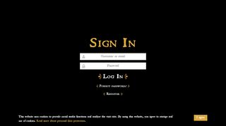 
                            2. Sign In - Kingdom Come: Deliverance