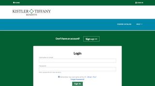 
                            4. Sign In | Kistler Tiffany Benefits - WebCE