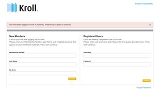 
                            5. Sign In - Kroll Portal