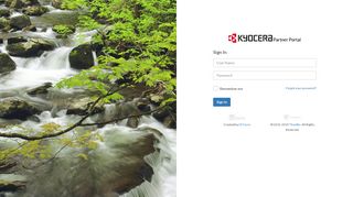 
                            7. Sign In - Kyocera Partner Portal