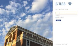 
                            7. Sign In - learn.luiss.it