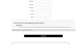 
                            3. Sign In - Login - FUSION REWARDS