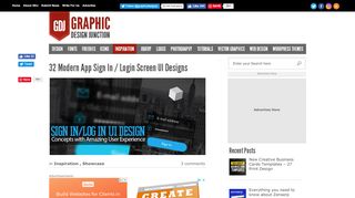 
                            10. Sign In / Login UI Designs | Inspiration | Graphic Design ...