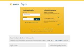 
                            7. Sign In - login.sunlifeconnect.com