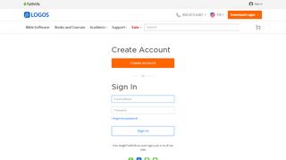 
                            1. Sign In | Logos Bible Software