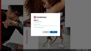 
                            1. Sign In - Lululemon