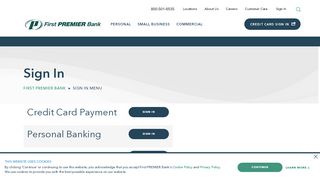 
                            5. Sign In Menu - firstpremier.com