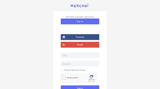 
                            10. Sign in - Mercari: The Selling App