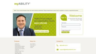 
                            8. Sign In - myabilitynetwork.com