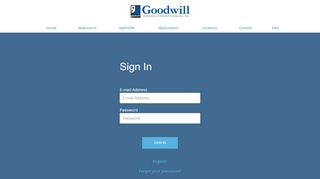 
                            1. Sign In - MyGoodwill Donation