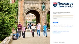 
                            2. Sign In - Newcastle University