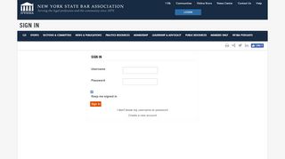 
                            3. Sign In - nysba