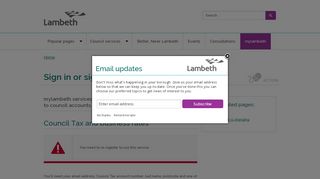 
                            1. Sign in or register for a mylambeth account | Lambeth Council