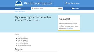 
                            2. Sign in or register for an online Council Tax account ...