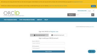 
                            6. Sign in - ORCiD