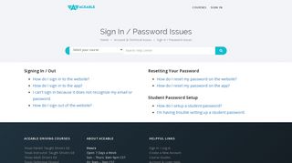 
                            1. Sign In / Password Issues - Aceable Help Center