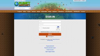 
                            8. Sign In - planetminecraft.com