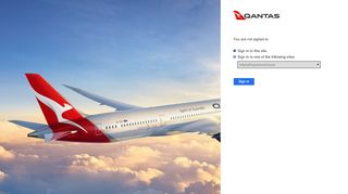 
                            3. Sign In - Qantas