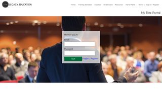 
                            9. Sign In / Register - My Elite Portal | Elite Legacy Education