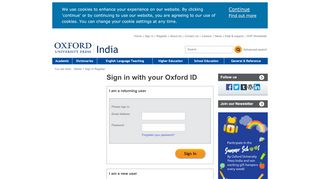 
                            4. Sign In Register - OUP India - Oxford University Press