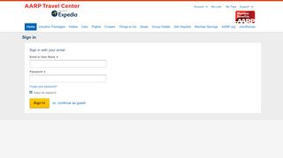 
                            4. Sign in Sign in to register for your double AARP Travel Center ...