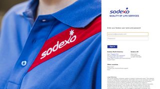 
                            2. Sign In - Sodexo UK