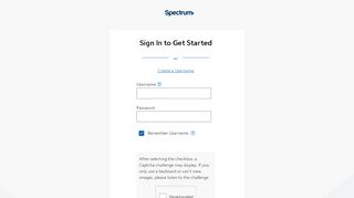 
                            4. Sign in - Spectrum.net