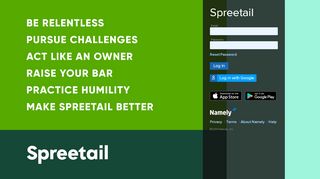 
                            4. Sign in : Spreetail on Namely