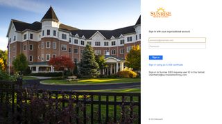 
                            1. Sign In - Sunrise Senior Living