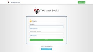 
                            3. Sign In - TaxSlayer Books