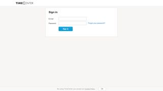 
                            4. Sign in - TimeCenter