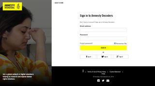 
                            5. Sign in to Amnesty Decoders - Amnesty …