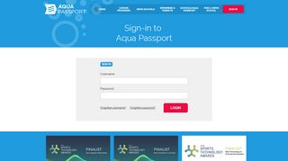 
                            4. Sign-in to - Aqua Passport