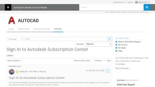 
                            7. Sign In to Autodesk Subscription Center - Autodesk Community