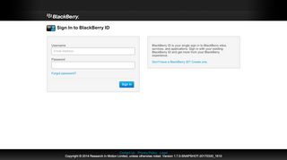 
                            11. Sign In to BlackBerry ID