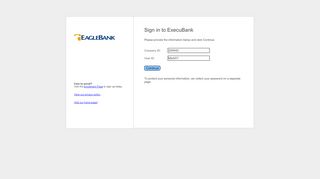 
                            4. Sign in to Business eBanking - EagleBank