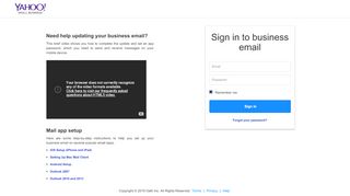 
                            7. Sign in to business email - Bizmail Login