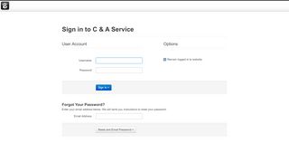 
                            2. Sign in to C & A Service - C & A Service :: Login