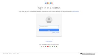 
                            3. Sign in to Chrome - Google Accounts