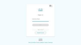 
                            4. Sign in to Cisco