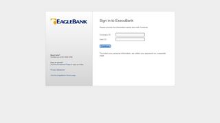 
                            7. Sign in to ExecuBank