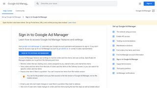 
                            3. Sign in to Google Ad Manager - Google Ad Manager Help