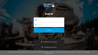 
                            8. Sign in to gopro.com