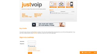 
                            6. Sign in to JustVoip
