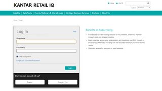 
                            2. Sign In to KRIQ - Kantar Retail IQ