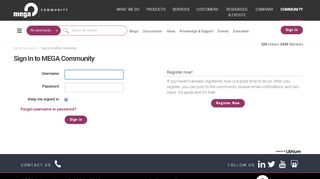 
                            4. Sign In to MEGA Community - MEGA Community