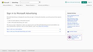 
                            8. Sign in to Microsoft Advertising