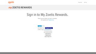 
                            3. Sign in to My Zoetis Rewards. - US Zoetis Loyalty Site