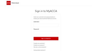 
                            11. Sign in to MyACCA
